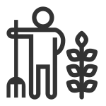 Plantation Worker SVG Icon